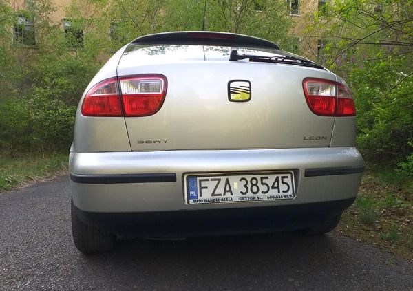Seat Leon cena 9000 przebieg: 216700, rok produkcji 2004 z Żary małe 56